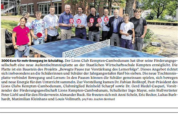 3000 Euro für mehr Bewegung im Schulalltag. 3000 Euro für mehr Bewegung im Schulalltag.